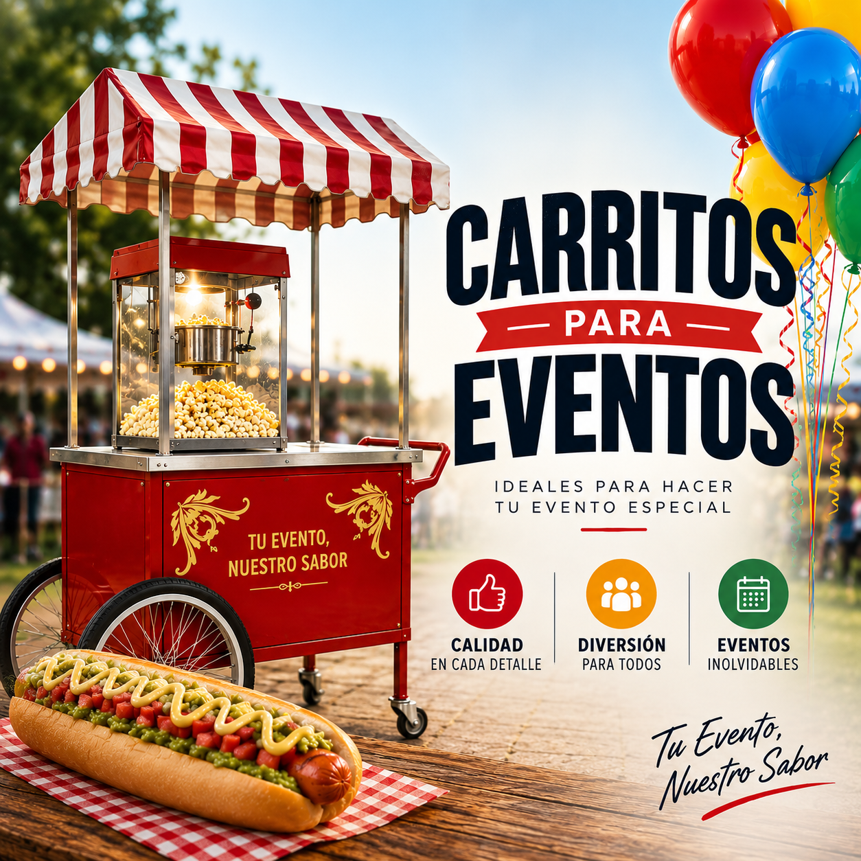 Carrito de Eventos Food Truck